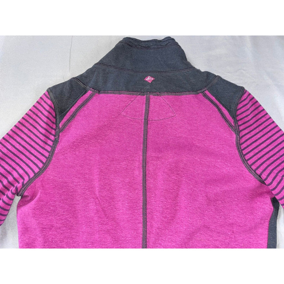 PrAna Peppa Long Sleeve Athletic Jacket, Sweatshirt In Berry Women's Size XS - Picture 6 of 6